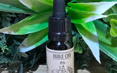 > Flacon d'huile CBD 15% pour chiens et chats "Mon Petit Herbier" — HappeSmoke Mougins.